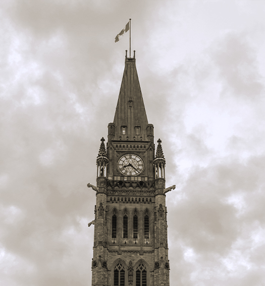 Outside of Canadian Parliament building